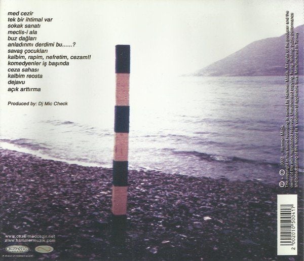 CEZA - MED-CEZİR (2002) - CD TÜRKÇE RAP AMBALAJINDA SIFIR