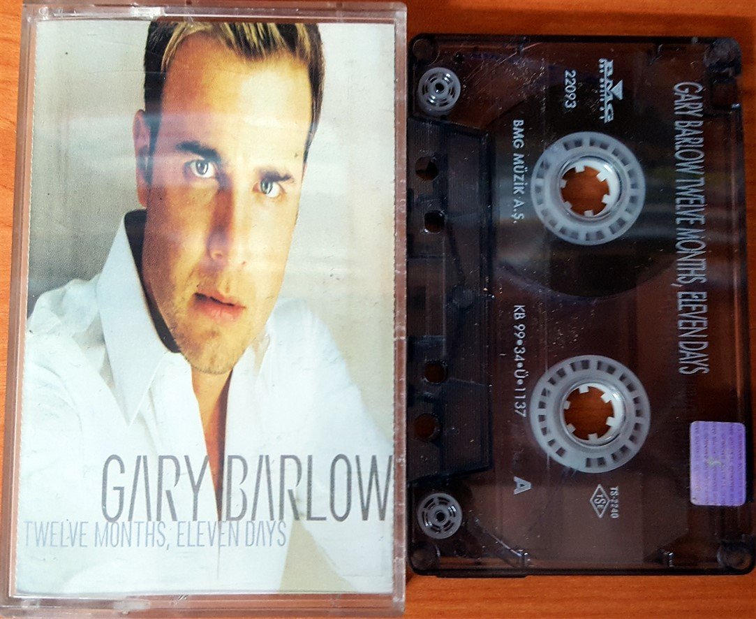 GARY BARLOW - TWELVE MONTHS, ELEVEN DAYS (1999) BMG CASSETTE MADE IN TURKEY ''USED''