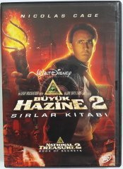 BÜYÜK HAZİNE 2 SIRLAR KİTABI - NATIONAL TREASURE 2 BOOK OF SECRETS - NICOLAS CAGE - DVD 2.EL