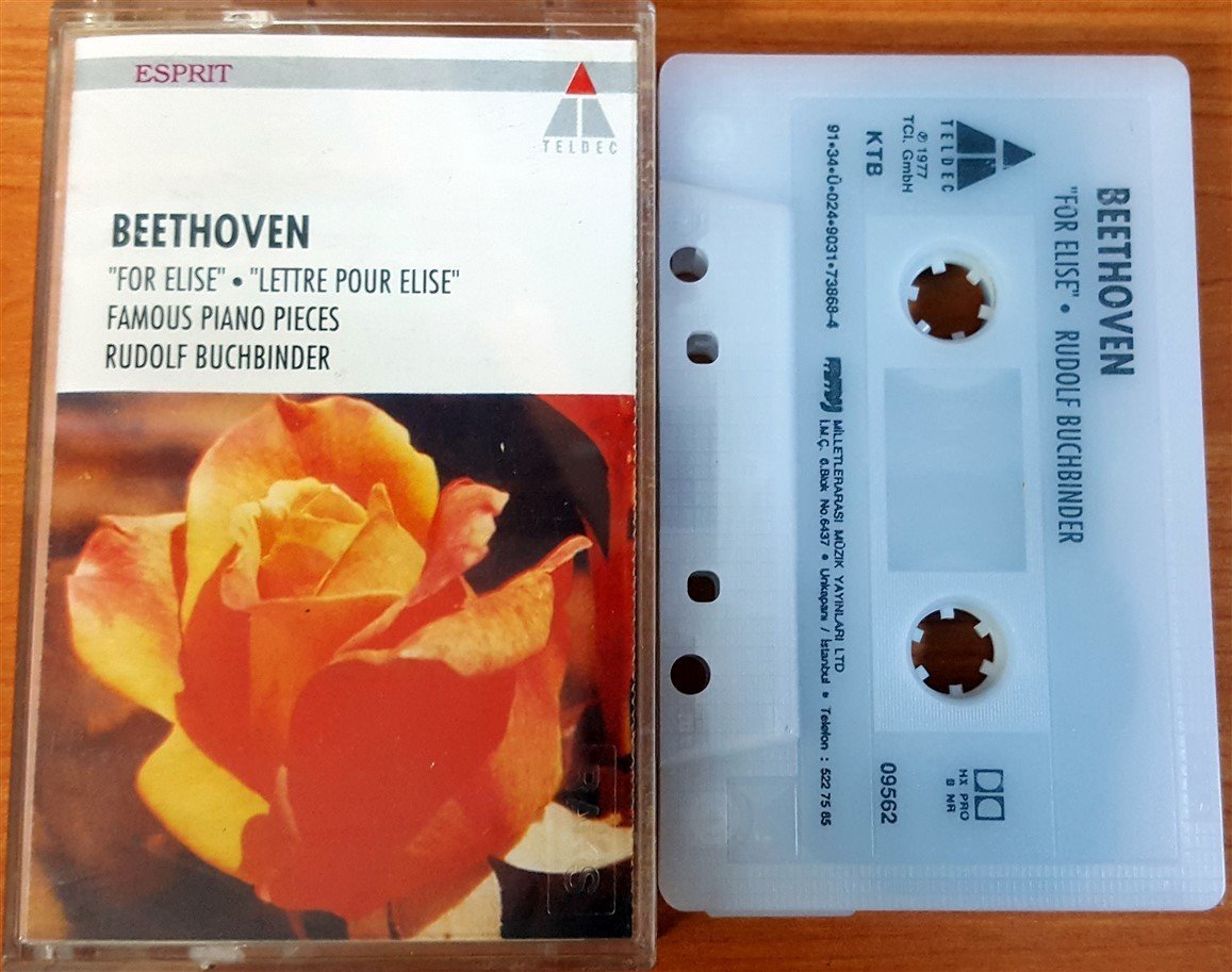 BEETHOVEN - FOR ELISE / RUDOLF BUCHBINDER KASET 2.EL