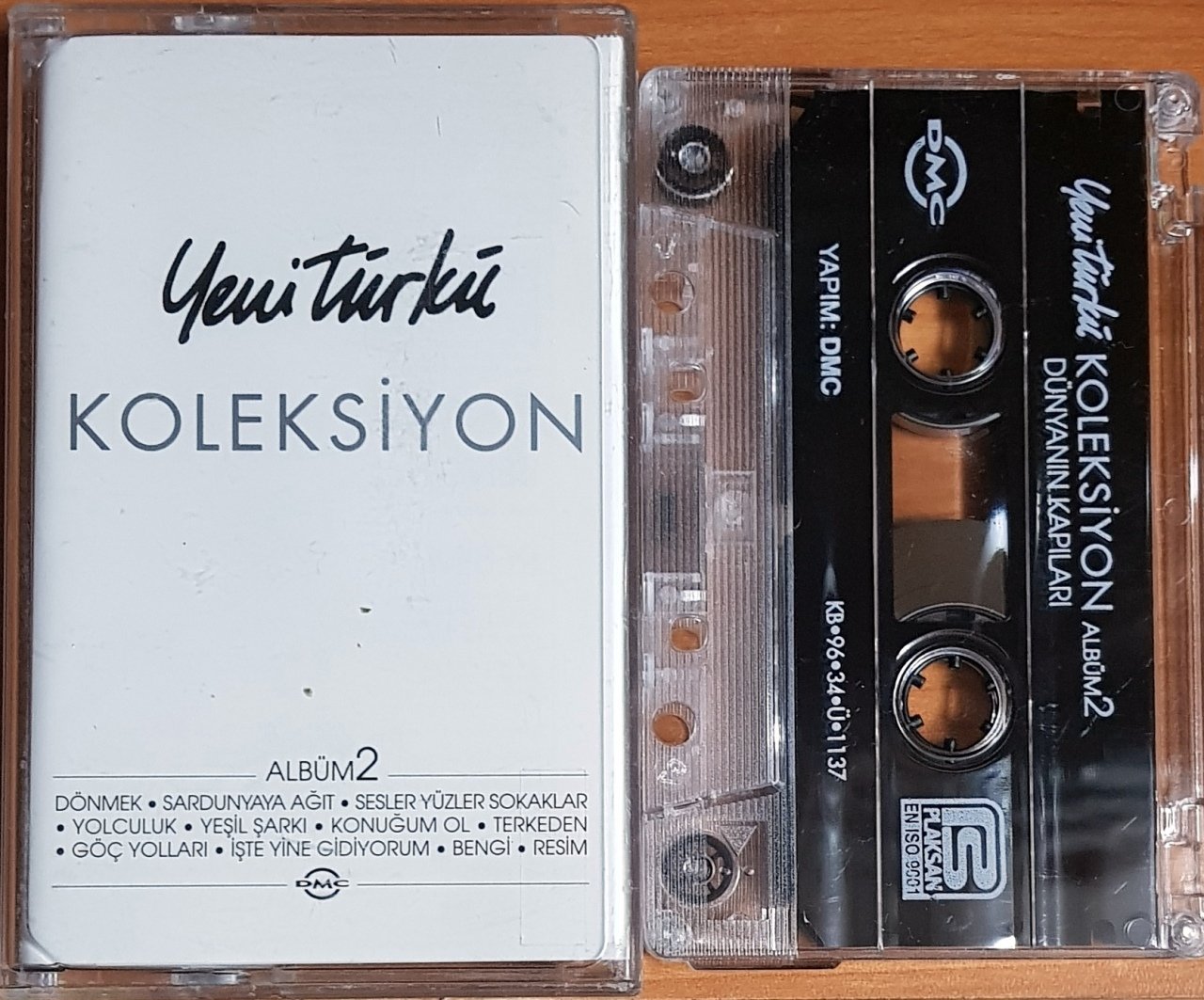 YENİ TÜRKÜ - KOLEKSİYON ALBÜM 2 (1996) DMC KASET 2.EL