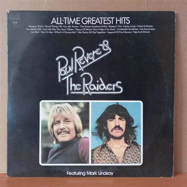 PAUL REVERE & THE RAIDERS – ALL-TIME GREATEST HITS (1972) - 2LP 2.EL PLAK