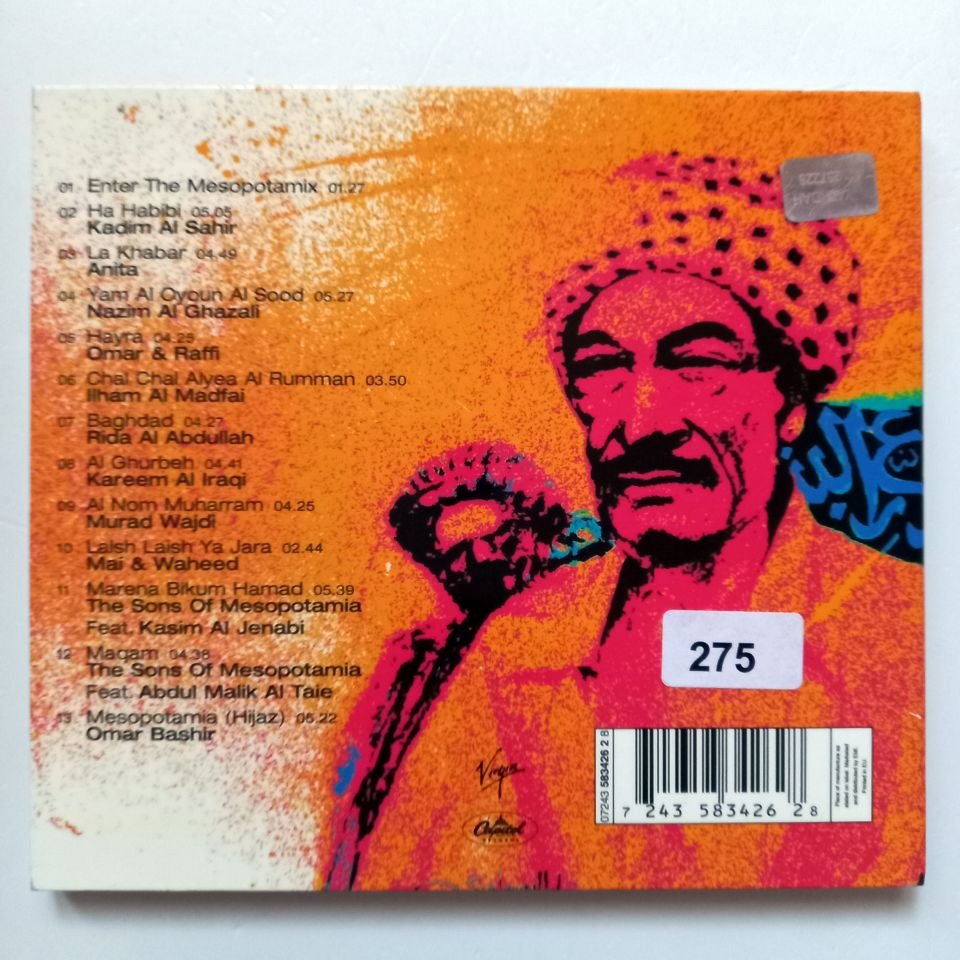 MESOPOTAMIX - FROM BABYLON TO BAGHDAD / REMAKES & REMIXES OF IRAQI CLASSICS / KADIM AL SAHIR, ANITA, OMAR BASHIR, NAZIM AL GHAZALI, MURAD WAJDI (2003) - CD DIGIPAK 2.EL
