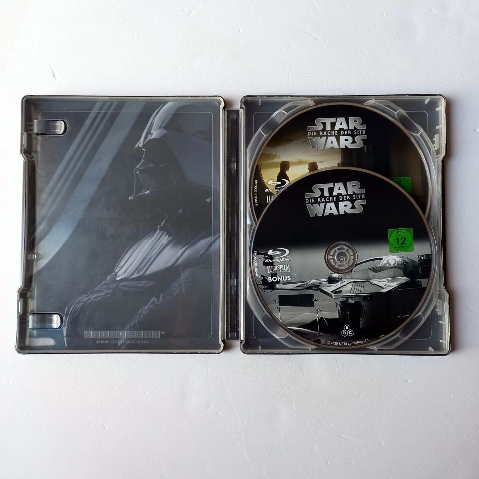 STAR WARS: EPISODE III REVENGE OF THE SITH - HAYDEN CHRISTENSEN, NATALIE PORTMAN, EWAN MCGREGOR  - YÖN.: GEORGE LUCAS - 2BLU-RAY STEELBOOK METAL KUTU 2.EL
