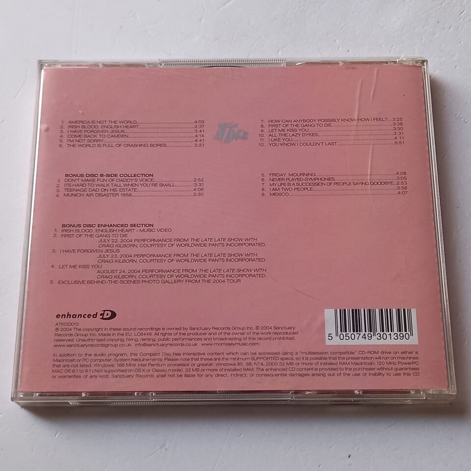 MORRISSEY – YOU ARE THE QUARRY / DELUXE EDITION (2006) - 2CD 2.EL