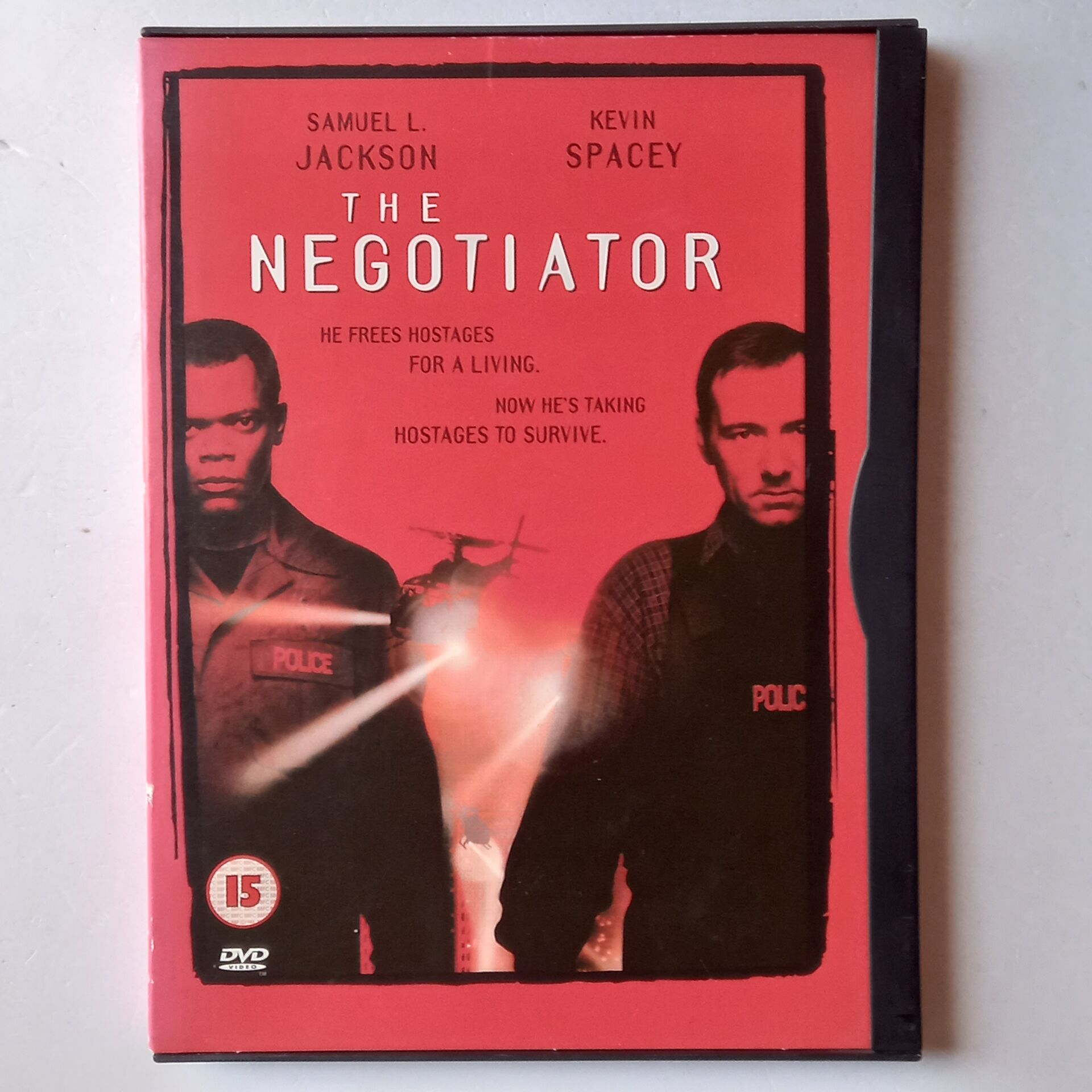 THE NEGOTIATOR - SAMUEL L. JACKSON, KEVIN SPACEY - DVD SNAPCASE 2.EL