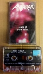 ANTHRAX - SOUND OF WHITE NOISE CASSETTE MADE IN TURKEY ''USED''
