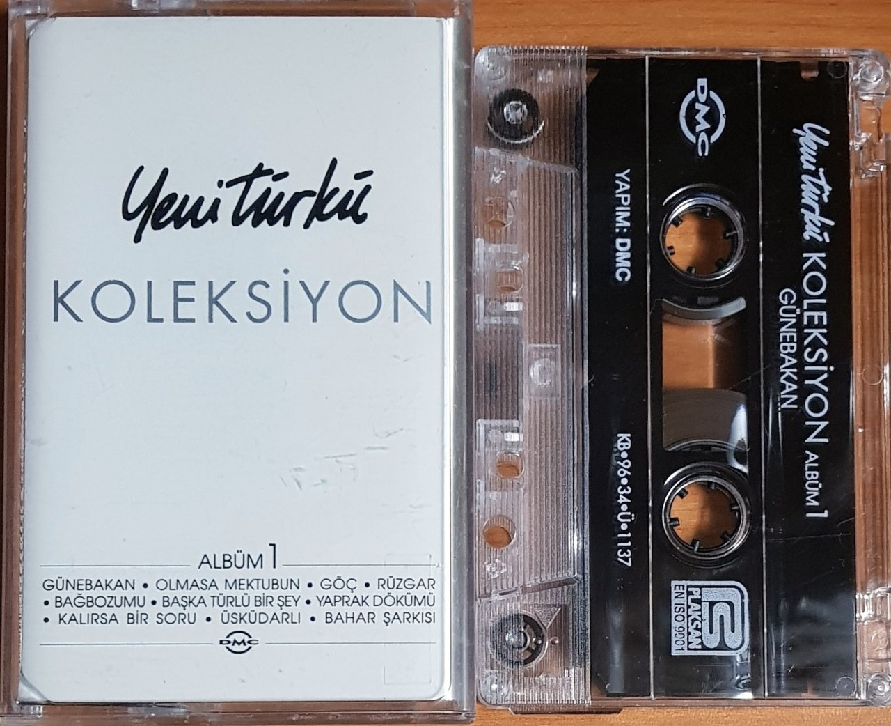 YENİ TÜRKÜ - KOLEKSİYON ALBÜM 1 (1996) DMC KASET 2.EL