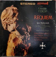VERDI: REQUIEM, MOSCOW PHILHARMONIC ORCHESTRA, IGOR MARKEVITCH (1961) - 2PLAK 2.EL