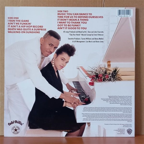 MC SHAN – PLAY IT AGAIN, SHAN (1990) - LP 2.EL PLAK