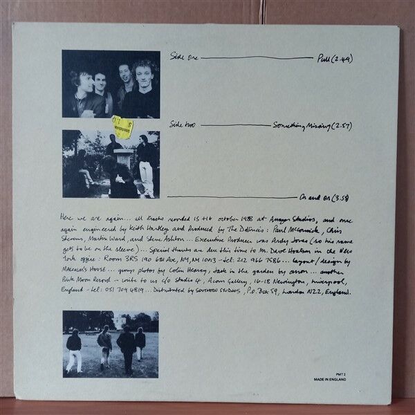 THE DAVINCIS – PULL (1988) - 12'' 45RPM MAXI SINGLE 2.EL PLAK
