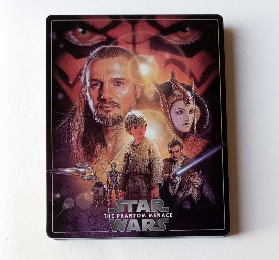 STAR WARS: EPISODE I THE PHANTOM MENACE -  NATALIE PORTMAN, LIAM NEESON, EWAN MCGREGOR  - YÖN.: GEORGE LUCAS - 2BLU-RAY STEELBOOK METAL KUTU 2.EL