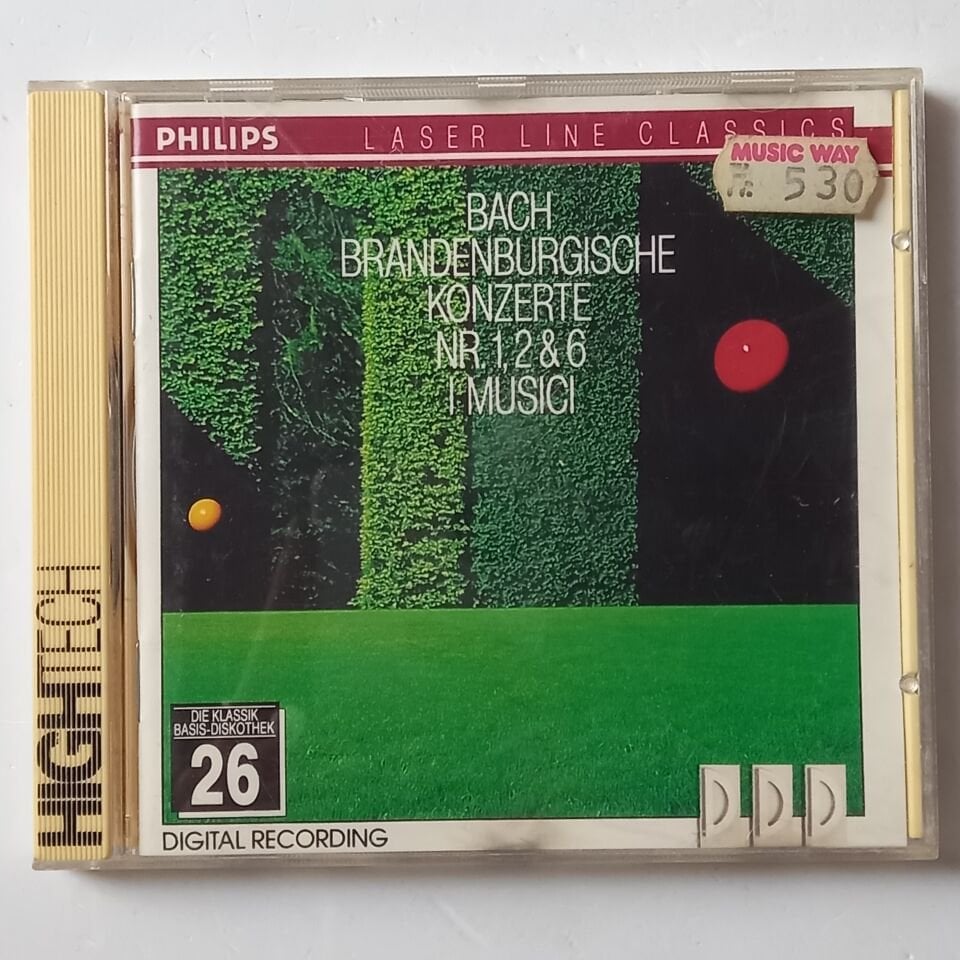 BACH, I MUSICI – BRANDENBURGISCHE KONZERTE NR. 1, 2 & 6 (1990) - CD 2.EL