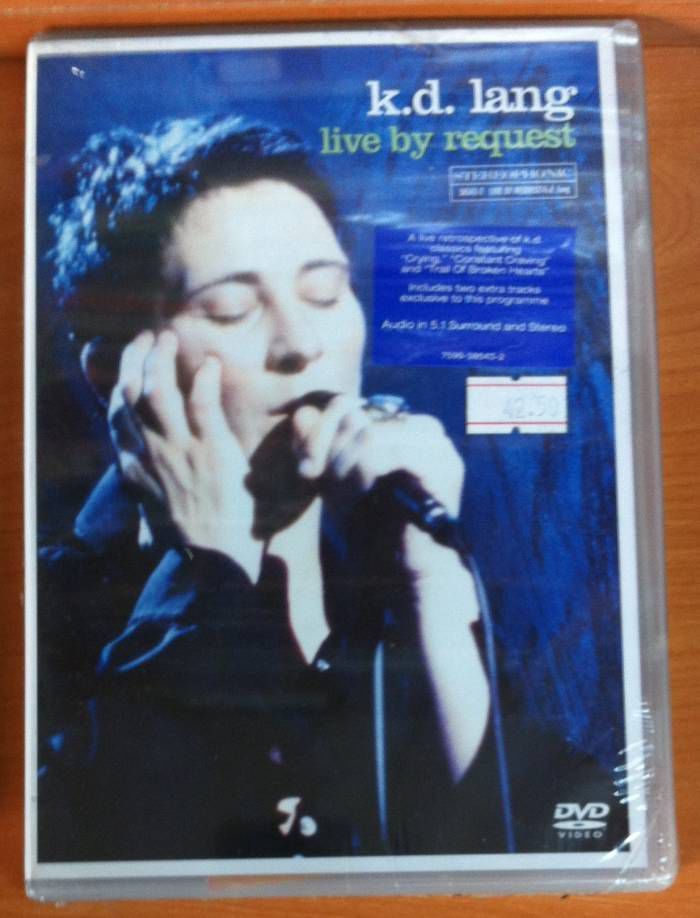 K. D. LANG - LIVE BY REQUEST - DVD SIFIR
