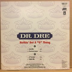 DR. DRE - NUTHIN' BUT A ''G'' THANG 1993 12''MAXISINGLE 2.EL PLAK