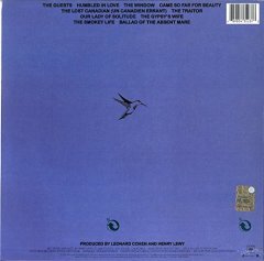 LEONARD COHEN - RECENT SONGS (1979) - LP 180GR 2017 WE ARE VINYL EDT SIFIR
