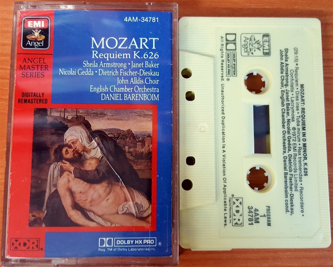 MOZART: REQUIEM K.626 / DANIEL BARENBOIM KASET 2.EL