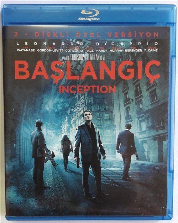 INCEPTION - BAŞLANGIÇ - LEONARDO DiCAPRIO - MARION COTILLARD - MICHAEL CAINE - CHRISTOPHER NOLAN - 2BLU-RAY 2.EL