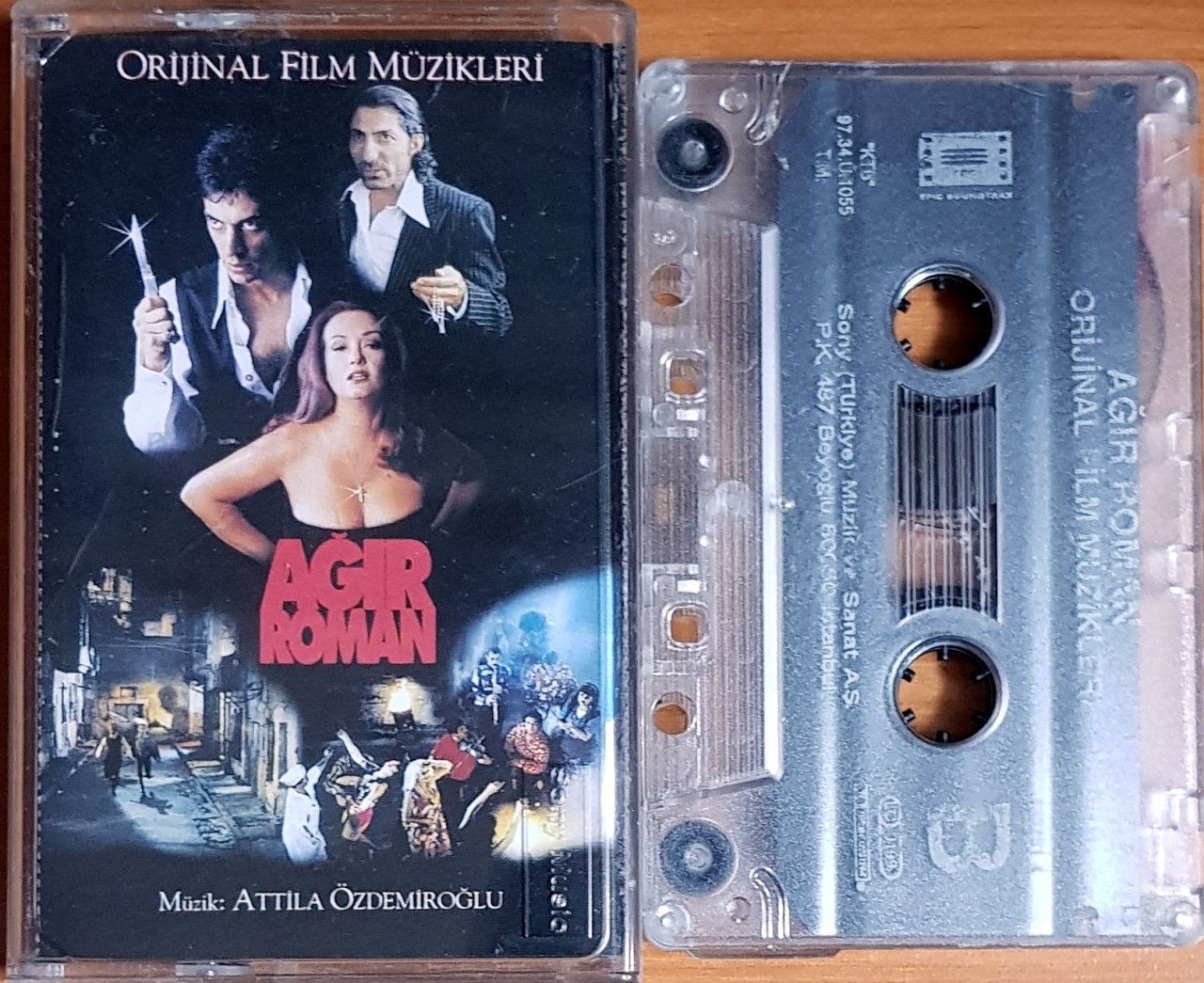 AĞIR ROMAN ORJİNAL FİLM MÜZİKLERİ (1997) SONY KASET 2.EL