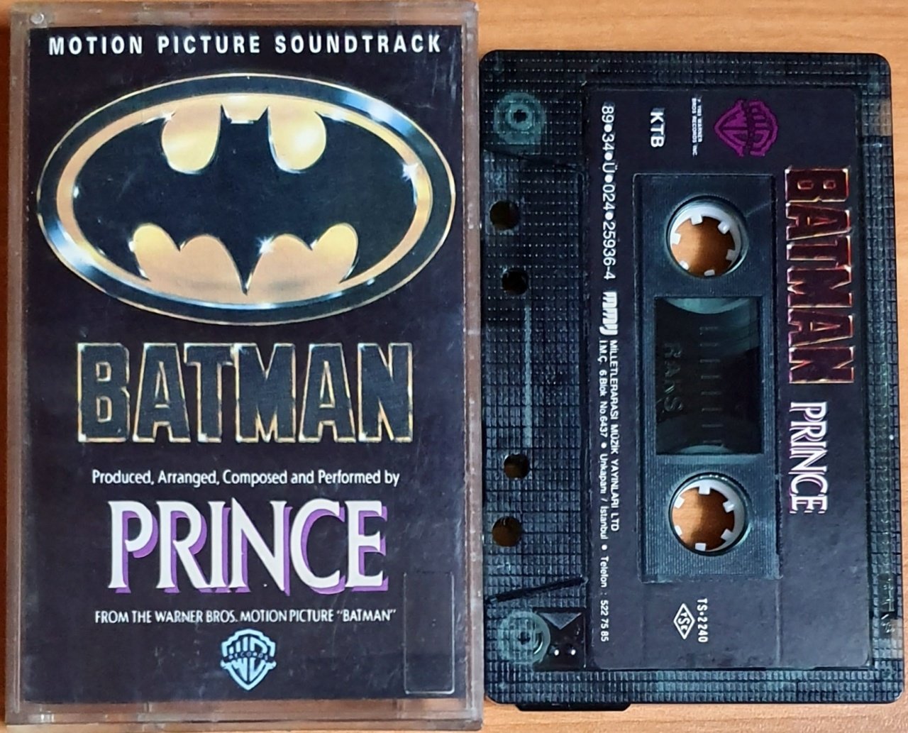 BATMAN SOUNDTRACK / PRINCE (1989) - KASET MMY 2.EL