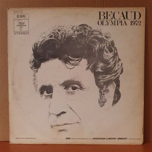 GILBERT BECAUD - OLYMPIA 1972 (1972) - LP YERLİ BASKI 2.EL PLAK