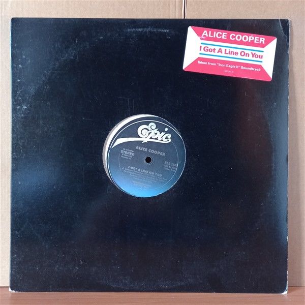 ALICE COOPER – I GOT A LINE ON YOU (1988) - 12'' 33RPM MAXI SINGLE 2.EL PLAK
