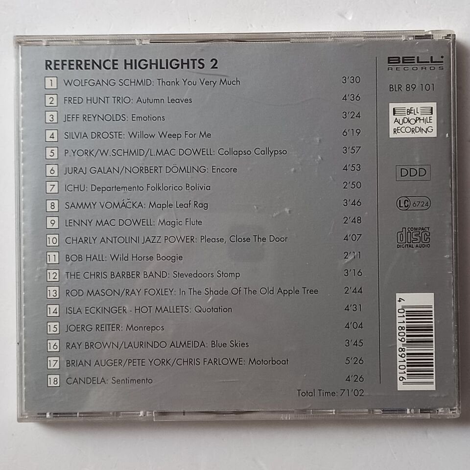 REFERENCE HIGHLIGHTS NO 2 AUDIOPHILE RECORDING (1992) - CD 2.EL