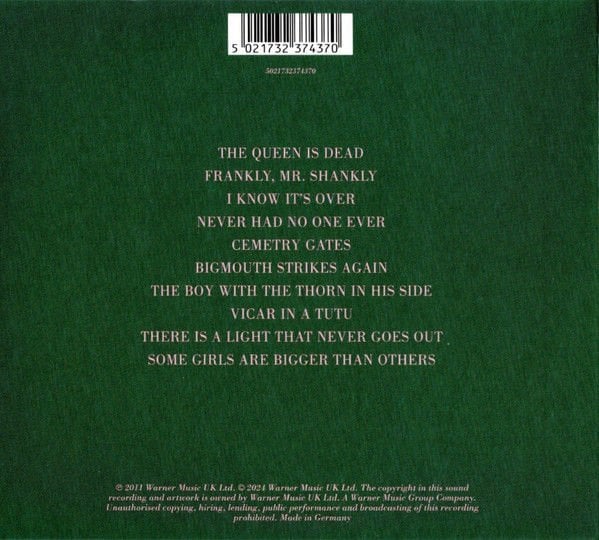 THE SMITHS - THE QUEEN IS DEAD (1986) CD DIGISLEEVE REMASTERED REISSUE SIFIR