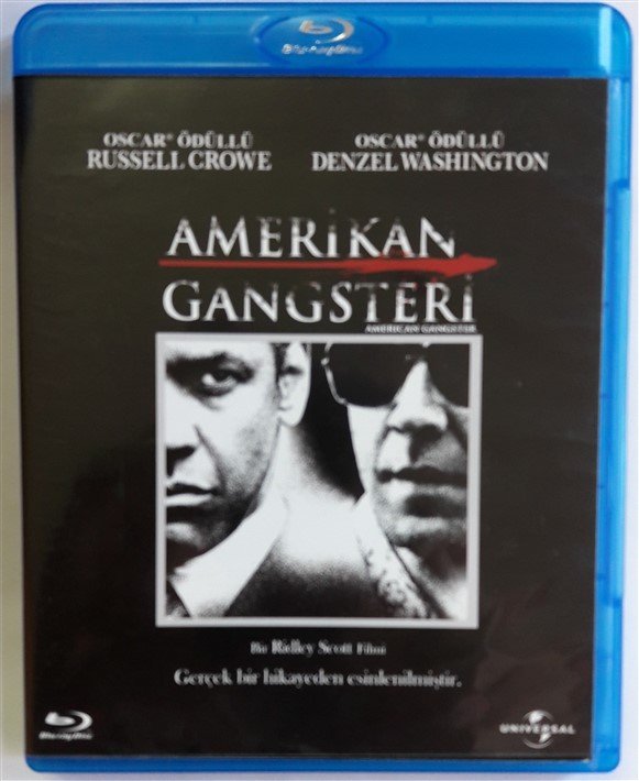 AMERICAN GANGSTER - AMERİKAN GANGSTERİ - RUSSELL CROWE - DENZEL WASHINGTON - RIDLEY SCOTT - BLU-RAY 2.EL