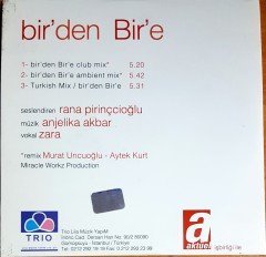 BİR'DEN BİR'E / RANA PİRİNÇOĞLU, ANJELİKA AKBAR, ZARA, MURAT UNCUOĞLU, AYTEK KURT (2002) CD 2.EL