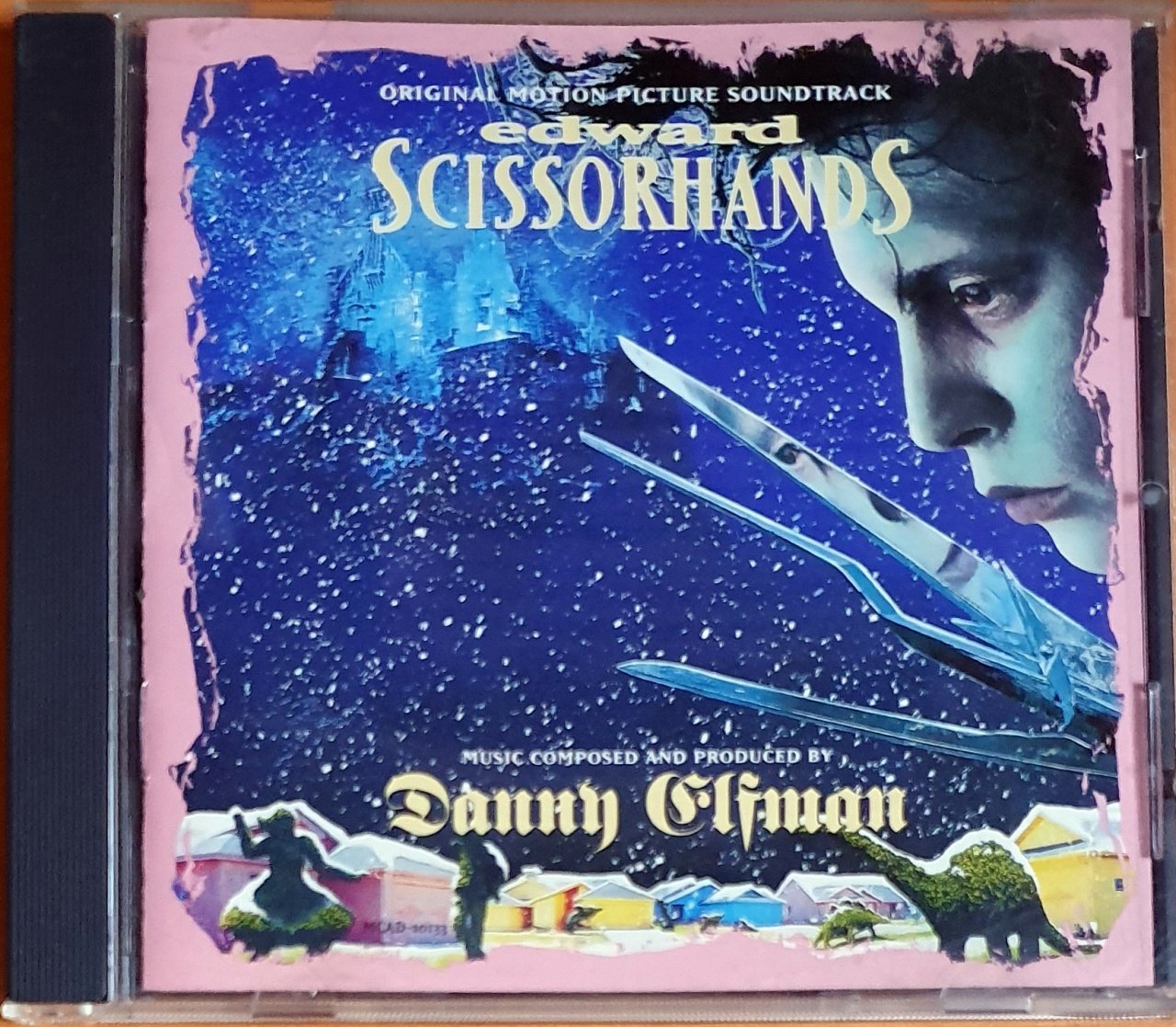 EDWARD SCISSORHANDS SOUNDTRACK / DANNY ELFMAN (1990) - CD MCA RECORDS 2.EL
