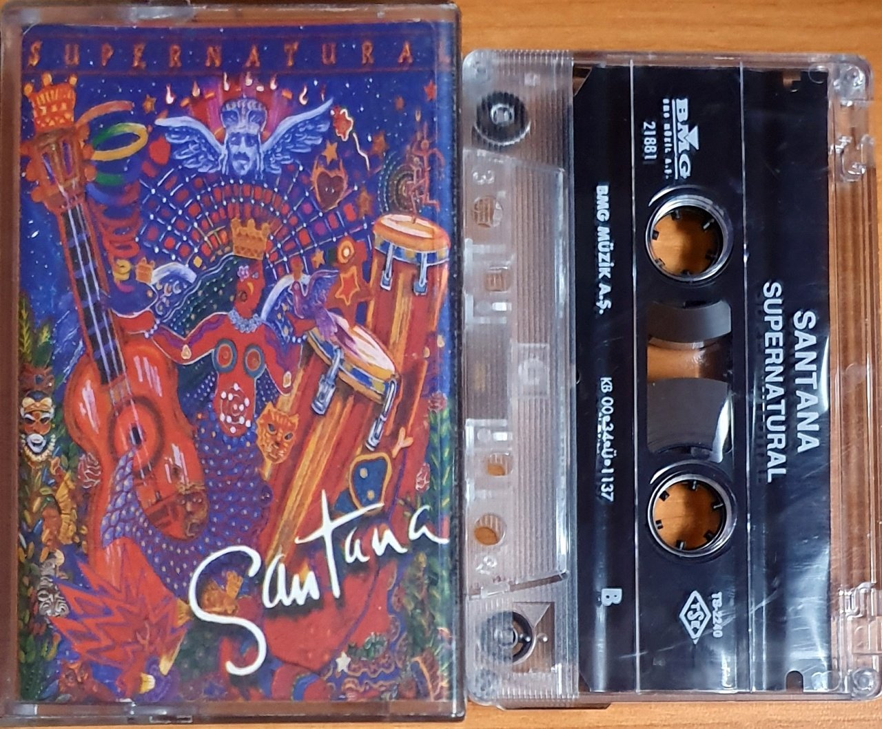 SANTANA - SUPERNATURAL (2000) - KASET BMG 2.EL