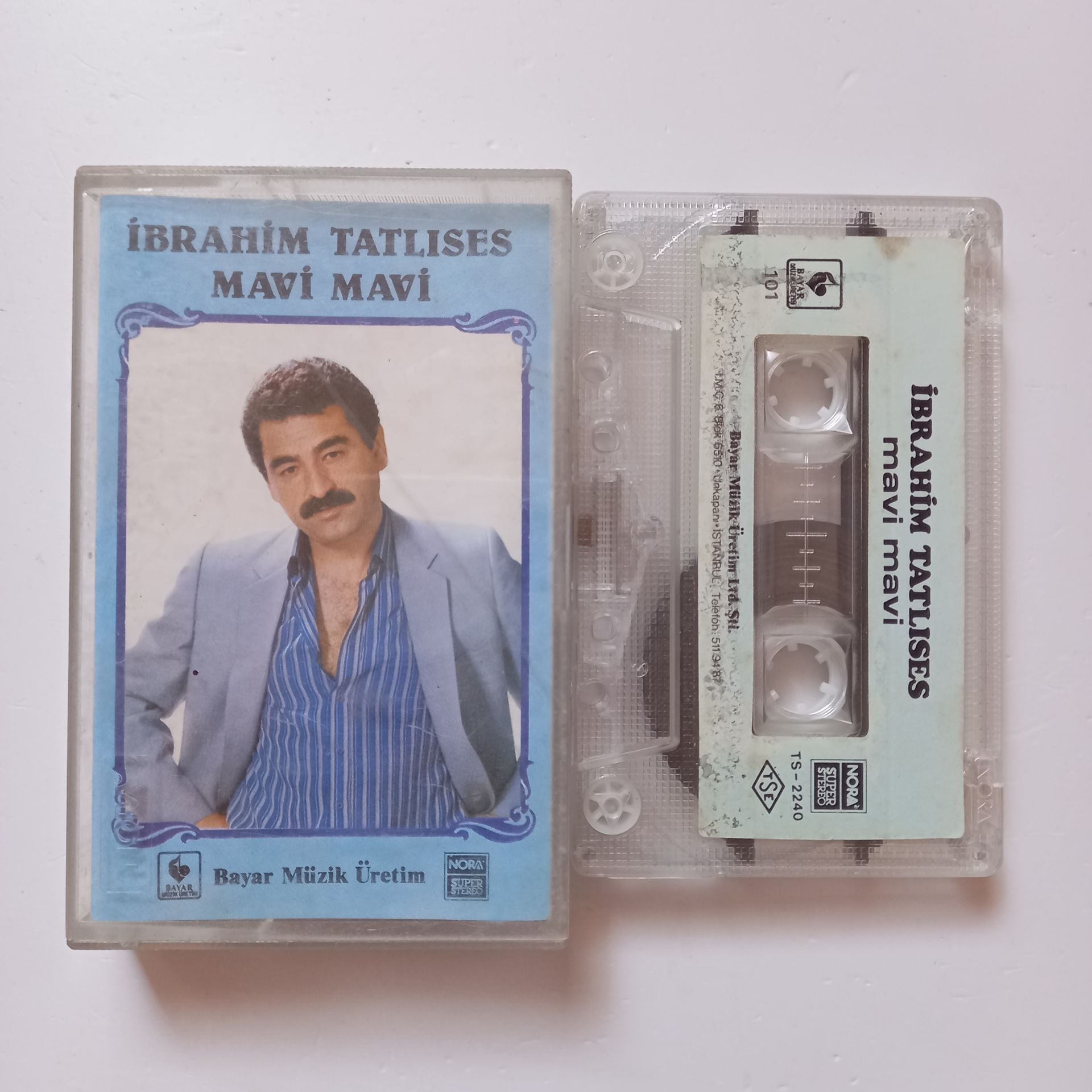İBRAHİM TATLISES - MAVİ MAVİ - KASET 2.EL