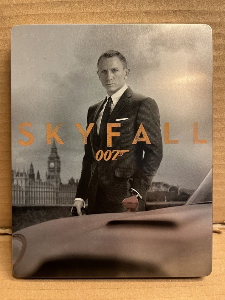 SKYFALL - 007 JAMES BOND - DANIEL CRAIG - STEELBOOK METAL KUTU BLU RAY 2.EL