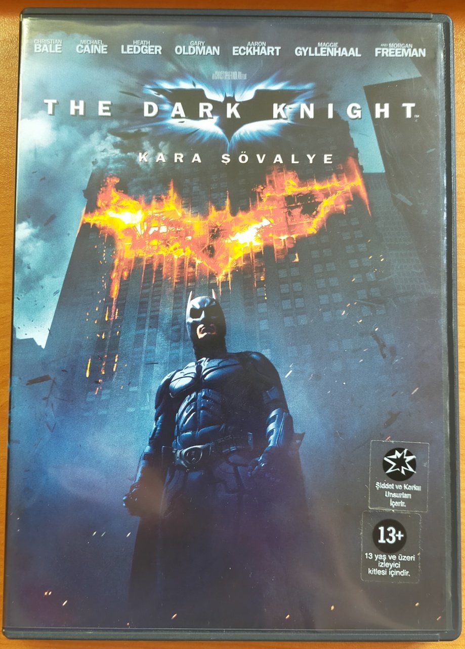 THE DARK KNIGHT - BATMAN KARA ŞÖVALYE - CHRISTIAN BALE - MICHAEL CAINE - HEATH LEDGER - CHRISTOPHER NOLAN - 2DVD 2.EL