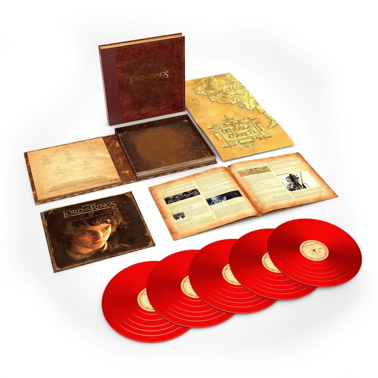 LORD OF THE RINGS: THE FELLOWSHIP OF THE RING by HOWARD SHORE - THE COMPLETE RECORDINGS (2018) - PLAK BOXSETSIFIR