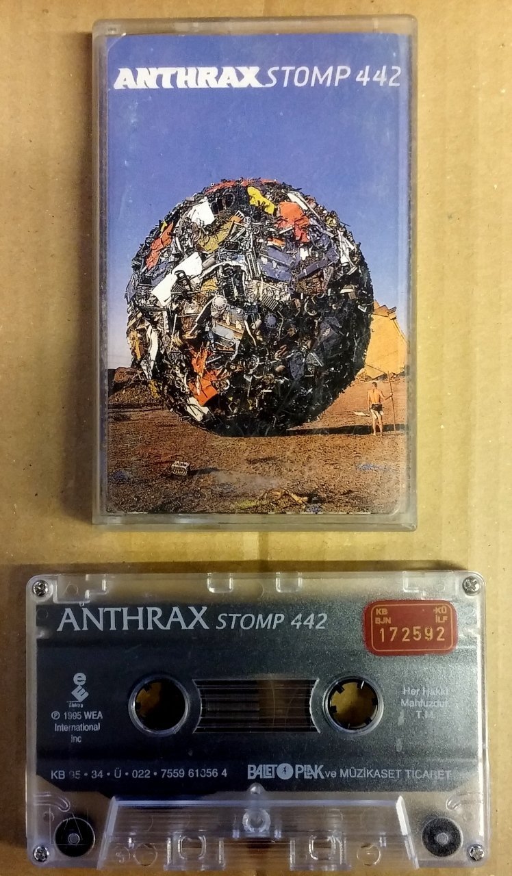 ANTHRAX - STOMP 442 CASSETTE MADE IN TURKEY ''USED''