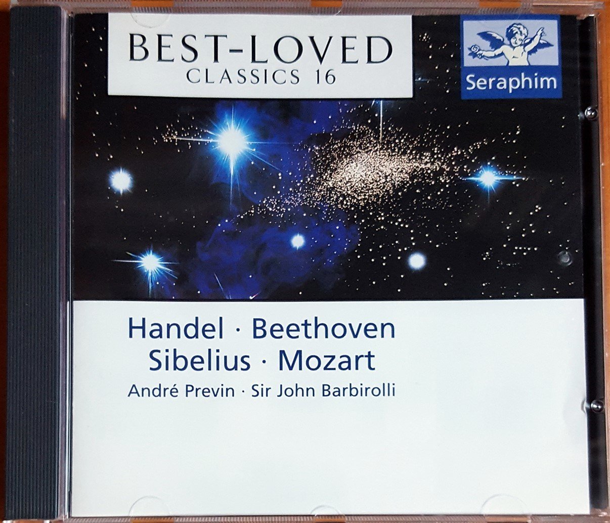 BEST-LOVED CLASSICS 16 / HANDEL, BEETHOVEN, SIBELIUS, MOZART (1997) SERAPHIM CD 2.EL