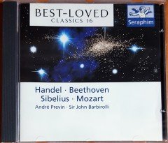 BEST-LOVED CLASSICS 16 / HANDEL, BEETHOVEN, SIBELIUS, MOZART (1997) SERAPHIM CD 2.EL