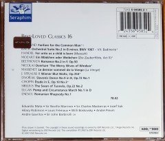 BEST-LOVED CLASSICS 16 / HANDEL, BEETHOVEN, SIBELIUS, MOZART (1997) SERAPHIM CD 2.EL