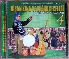 NİŞAN KINA VE DÜĞÜN GECELERİ 4 / SÖZLÜ OYUN HAVALARI CD SIFIR