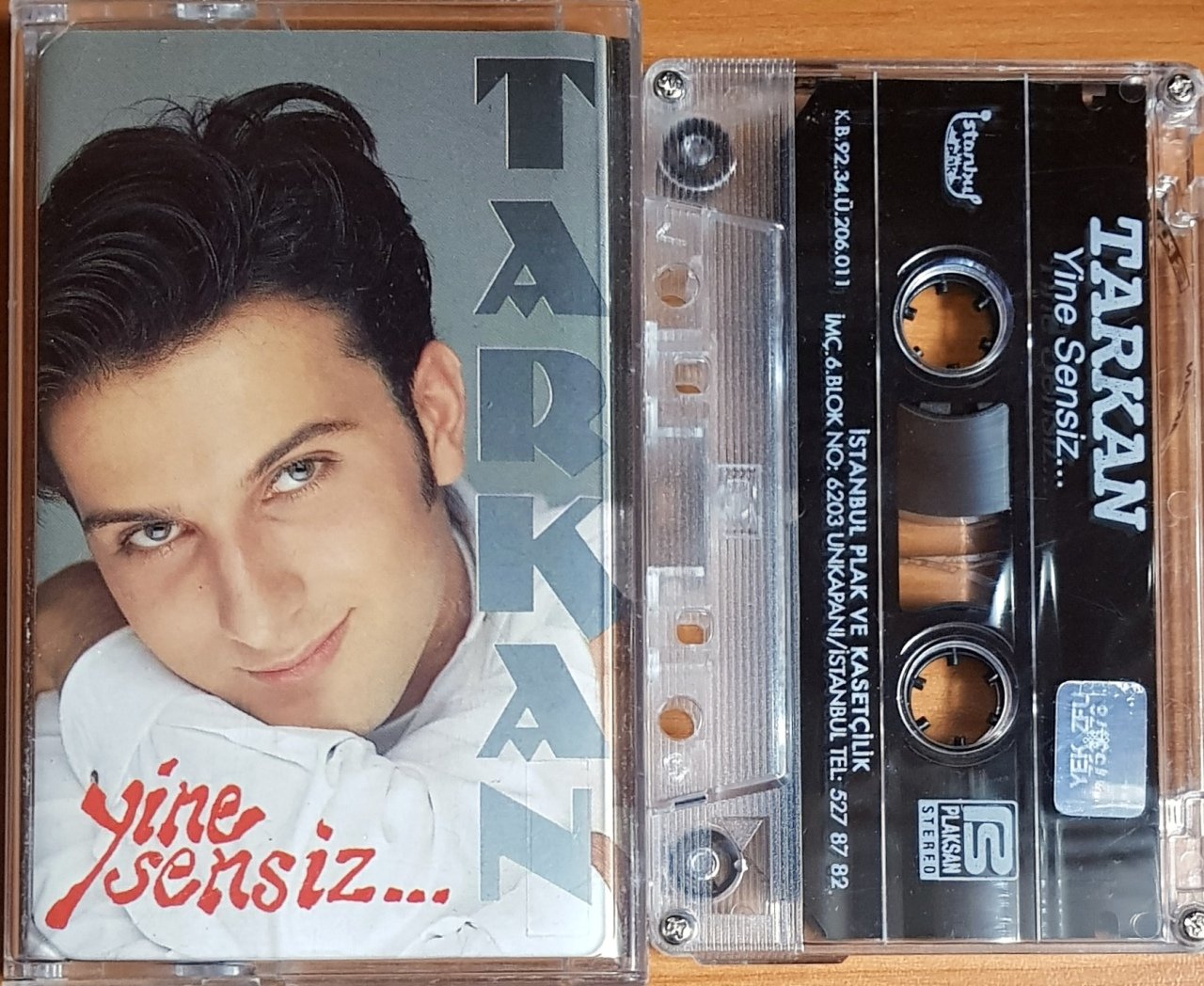 TARKAN - YİNE SENSİZ (1992) KASET 2.EL