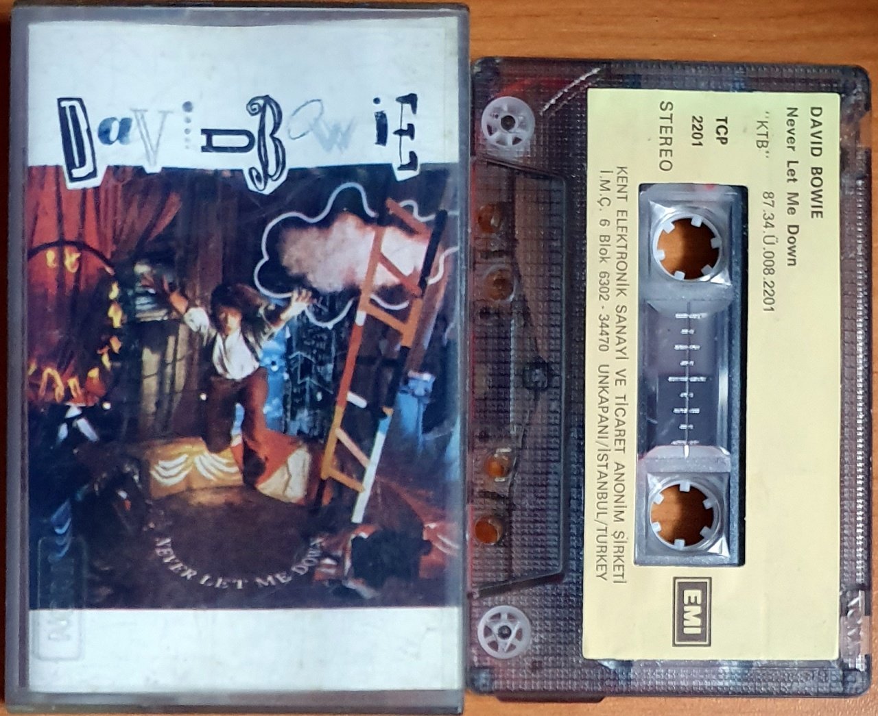 DAVID BOWIE - NEVER LET ME DOWN (1987) - KASET KENT 2.EL