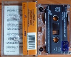 LISZT / PIANO CONCERTOS NOS. 1&2 / BEETHOVEN SONATA OP. 5 NO. 2 / RICHTER (1994) - KASET 2.EL