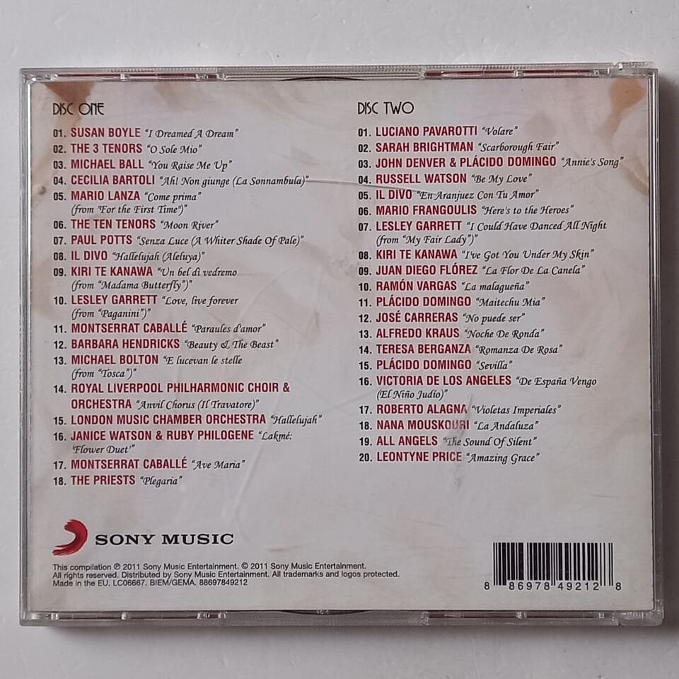 CLASSIC INTERPRETATIONS OF OPERA AND POP BY THE WORLD\'S GRETATEST VOICES, PASSIONE VOL. 2 (2010) - 2CD 2.EL