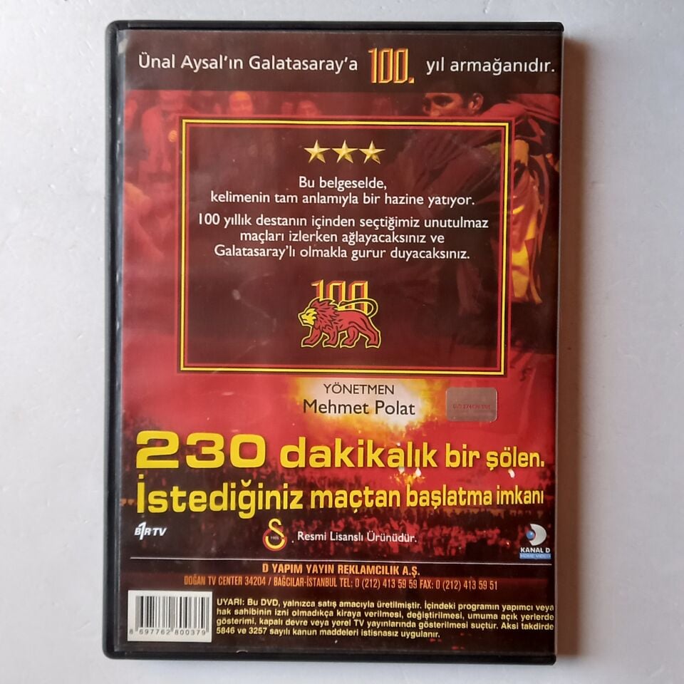 UNUTULMAZ MAÇLAR / GALATASARAY SK. - MEHMET ALİ BİRAND - DVD 2.EL
