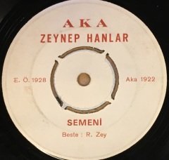 ZEYNEP HANLAR (OVA) - ARZU GIZIM / SEMENİ 7'' 45 DEVİR