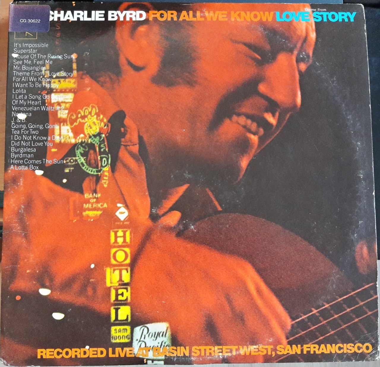 CHARLIE BYRD - FOR ALL WE KNOW - 2.EL 2PLAK