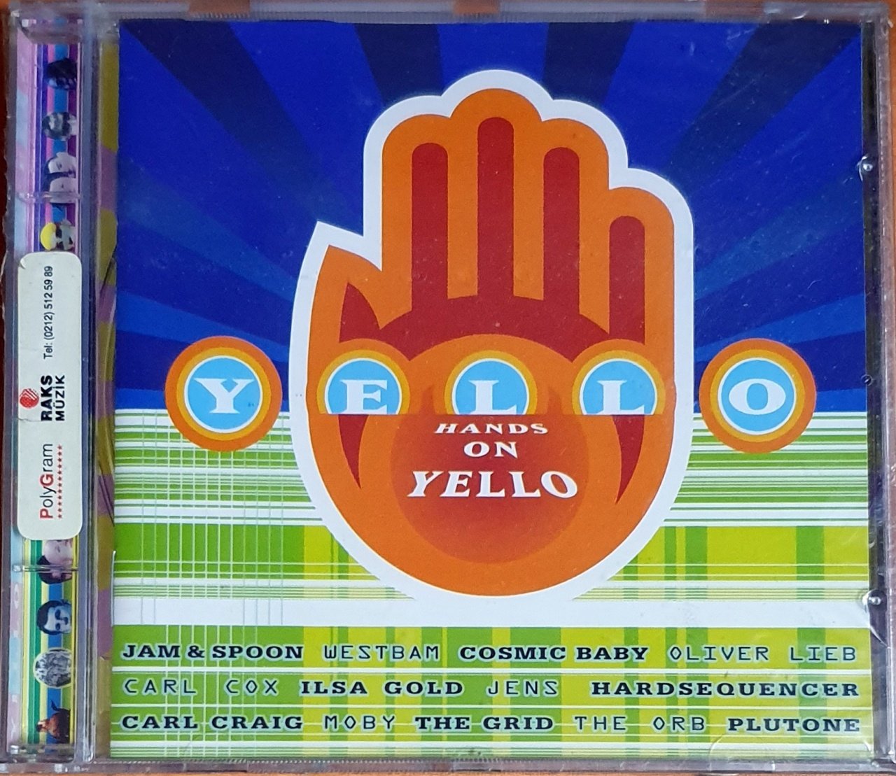 YELLO - HANDS ON YELLO  / WESTBAM, JAM & SPOON, CARL COX, MOBY, THE ORB (1995) - CD URBAN SIFIR