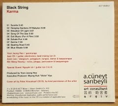 BLACK STRING - KARMA (2019) - CD KAPAK SIKINTILI ACT MUSIC FOLK JAZZ WORLD 2.EL